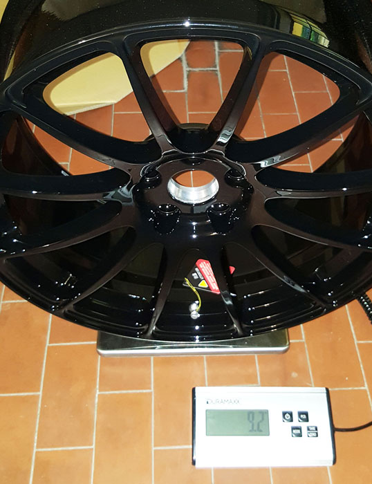 peso RS43 19x8.5 9.2kg BC Forged