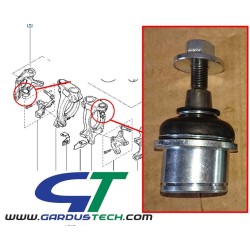Front hub upper joint for Clio 3 RS and Megane 3 RS