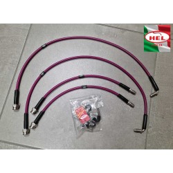 HEL Nissan 370Z 3.7 2009- Straight through lines excluding blocksbraided brake lines