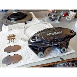 HEL Tubi freno aeronautici in treccia metallica per Nissan 370Z 3.7 Tubi diretti con eliminazione blocchetti 2009-