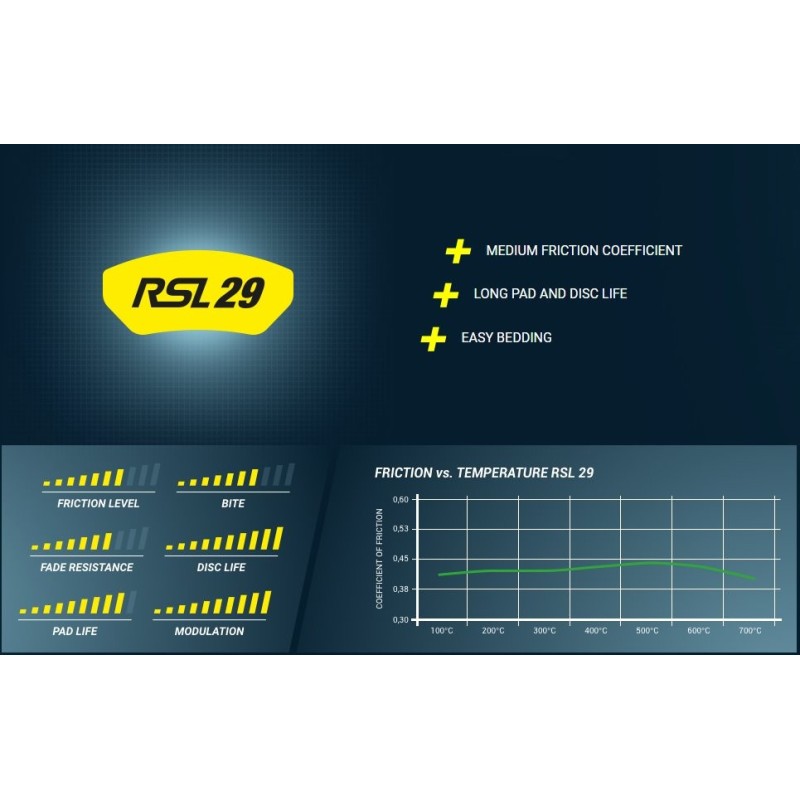 Pastiglie freno PAGID RACING RSL 29