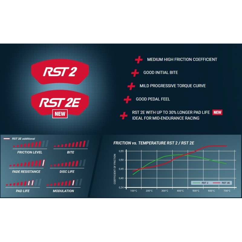 Pastiglie freno PAGID RACING RST 2