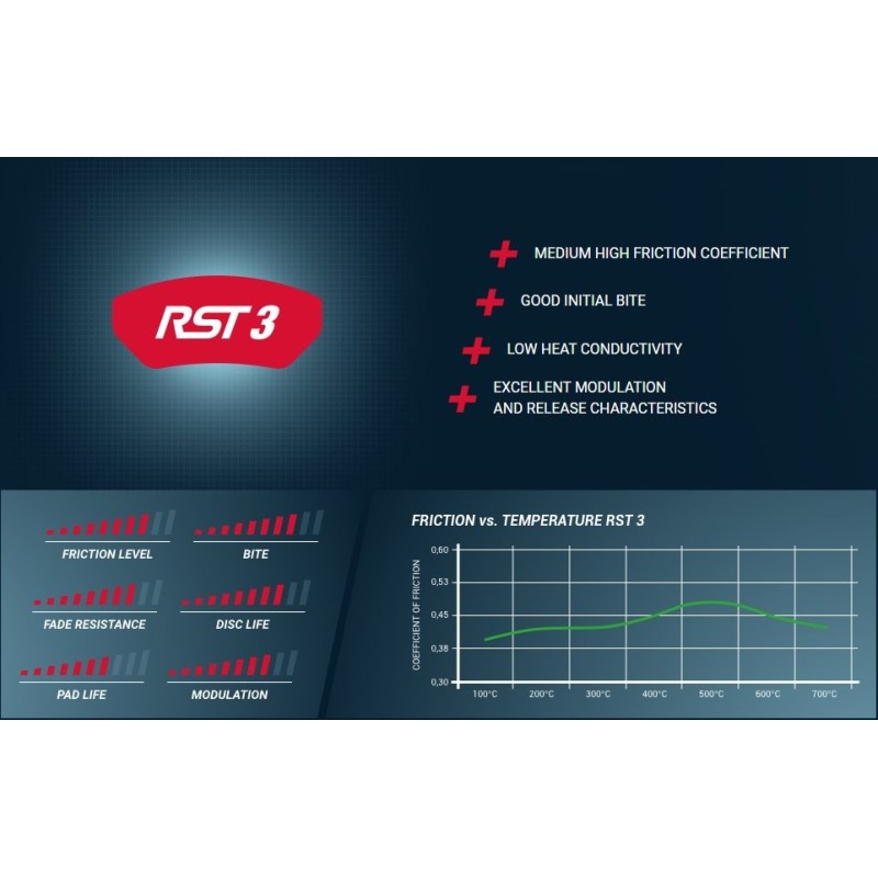 Pastiglie freno PAGID RACING RST 3