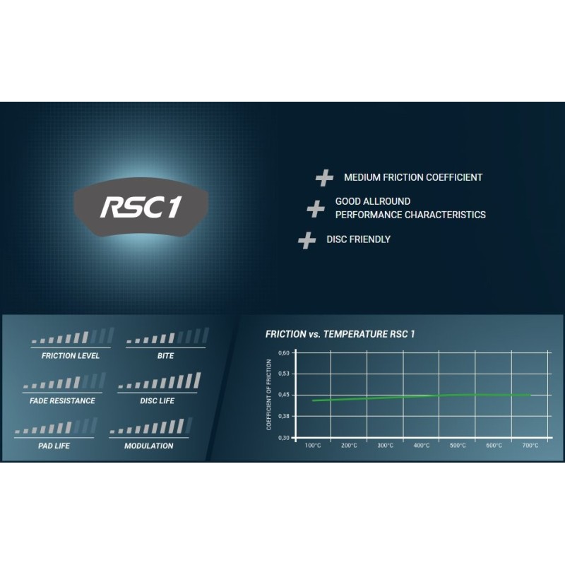 Pastiglie freno PAGID RACING RSC 1