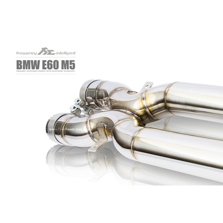 Fi Exhaust Front Pipe + Mid X-Pipe + Valvetronic Muffler + Quad Silver Tips + Fi PRO App Remote (OBDII) - G90/ G99 M5 2024-Up (EU6II OPF)