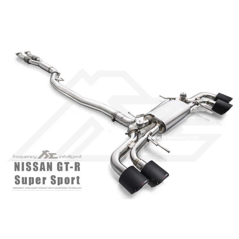 Nissan GT-R R35 - Scarico sportivo FI Exhaust Super Sport con valvole 