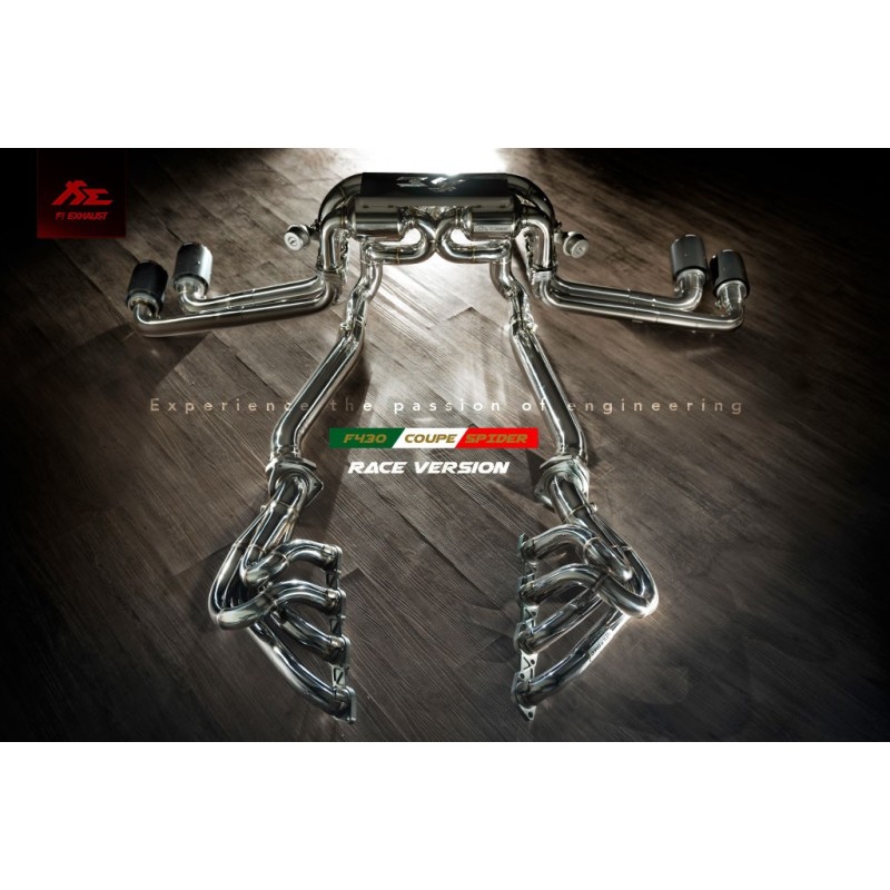 Ferrari 430 Coupe/Spider - Valvetronic FI Exhaust Race Version with optional header