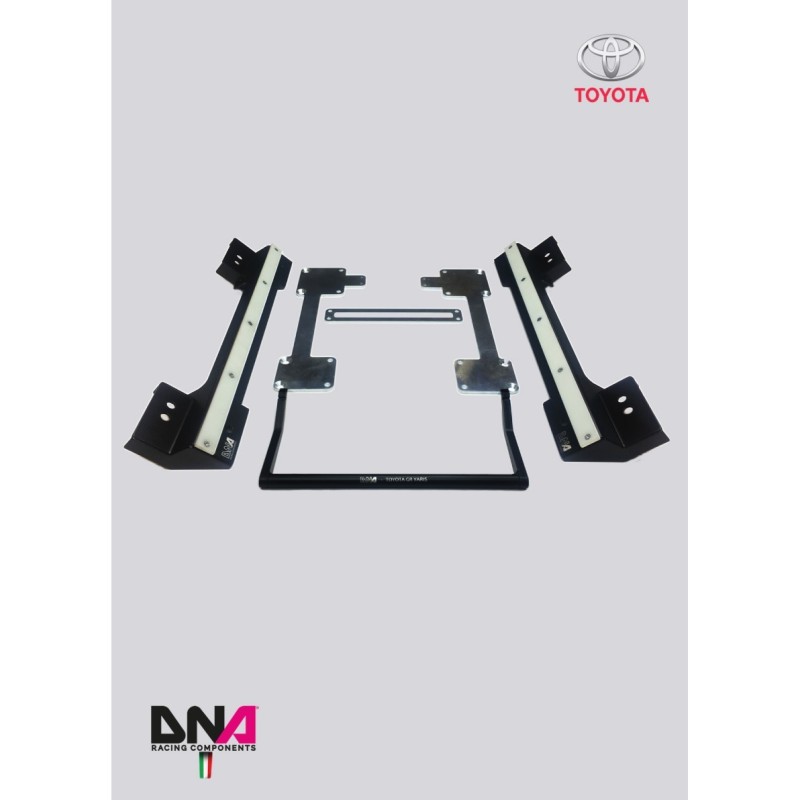 Toyota Yaris GR-DNA Racing seat lowering kit with adjustable guides