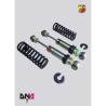 Abarth 500-DNA Racing GAZ rear coil-over shock absorber kit