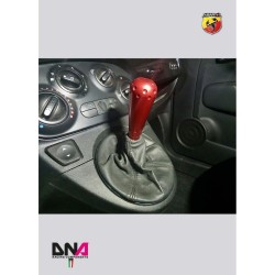 Abarth 500-DNA Racing aluminium 695 style red knob for original shift kit and DNA Racing quick shift stage 1