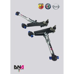 Abarth Grande Punto-DNA Racing front adjustable suspension arms kit