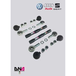 Audi A3 8V (2012-)-DNA Racing rear lower adjustable toe tie rod kit