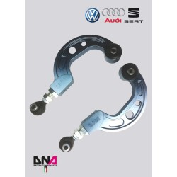 Audi TT 8J3-8J9 (06-15)-Kit bracci sospensione superiori regolazione camber DNA Racing