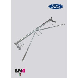 Ford Fiesta Mk7 (08-17)-DNA Racing rear strut bar with tie rods kit