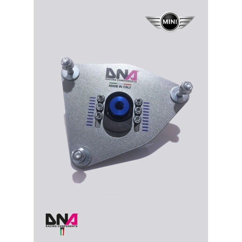 Mini Cooper R50-R52-R53-DNA Racing adjustable top mount on uniball kit