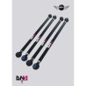 Mini Cooper R50-R52-R53-DNA Racing rear adjustable camber & toe suspension tie rods kit