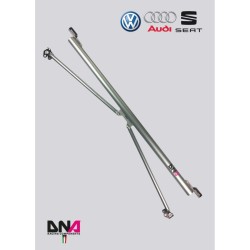 Seat Leon MK3-DNA Racing rear strut bar with tie rods kit