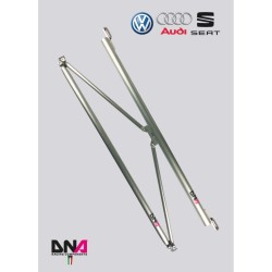 Seat Leon MK3-DNA Racing rear strut bar with tie rods kit and lower bar