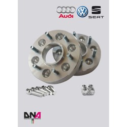 Volkswagen Golf 5/6-DNA Racing wheel spacers double drilling and bolts