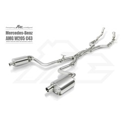 Mercedes C43 AMG W205 - Scarico sportivo FI Exhaust con valvole