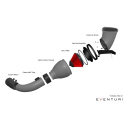 Eventuri Honda Civic Type R FK2  Carbon Air Intake V2