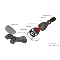 Eventuri Mini F55/F56/F57 Cooper S/JCW Carbon Air Intake