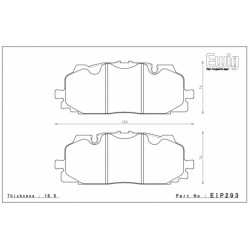 Endless EIP293 Akebono 6 pot VAG RS3 8Y/ S4-RS4 B9 / S5-RS5 B9 / Cupra