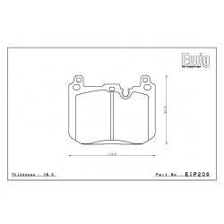 Endless EIP206 Brembo 4 pot BMW M-Performance F20/F22/F87/F30/F80/F32/F82