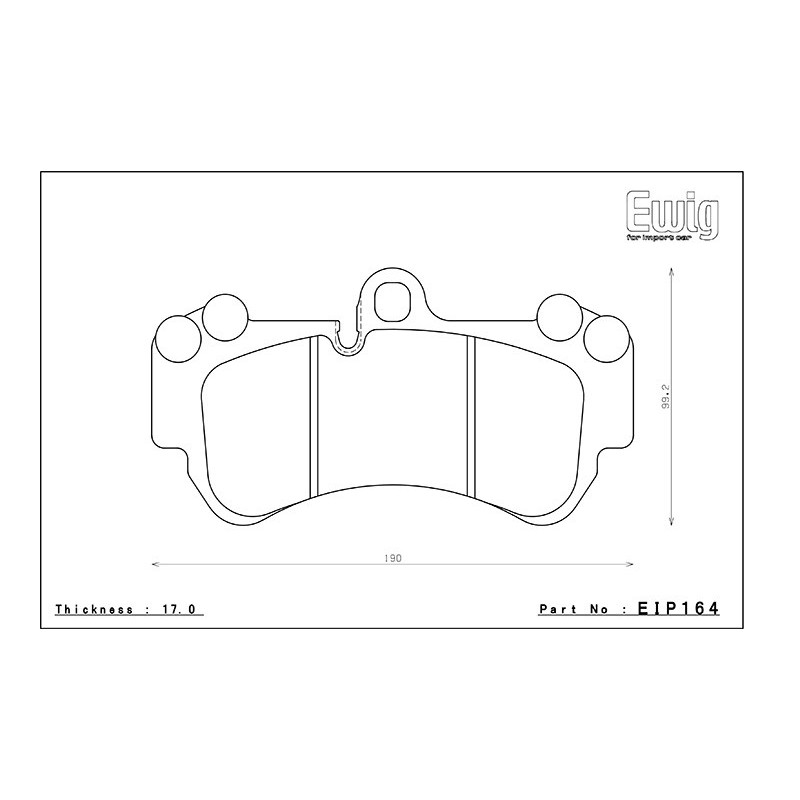 Endless EIP164 Brembo 6 pot Z17 Touareg / Cayenne / G-Wagon