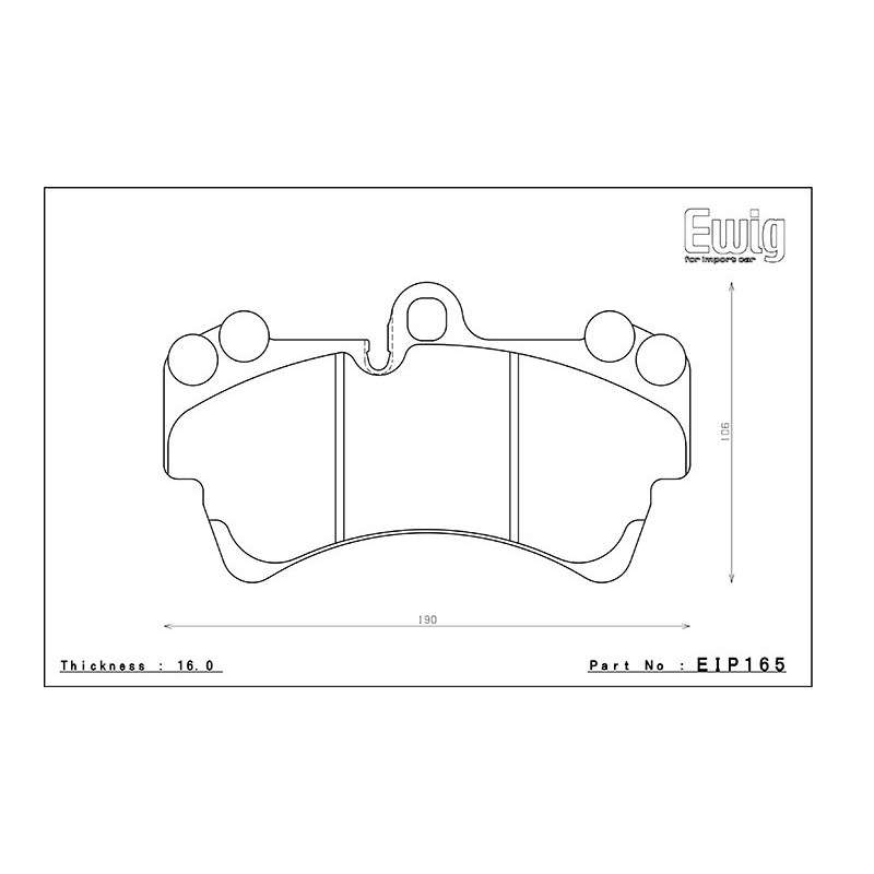 Endless EIP165 Brembo 6 pot Z18 Touareg / Cayenne / Q7