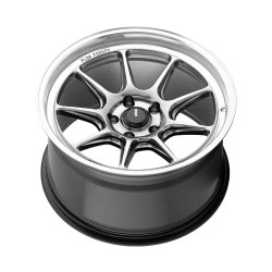 Konig Countergram flow formed HYPER CHROME CENTER W/ MIRROR MACHINED LIP