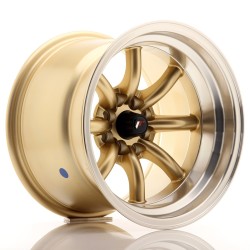 Japan Racing JR19 Gold With Machined Lip