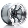Japan Racing JR19 Gun Metal With Machined Lip