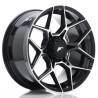 Japan Racing JRX9 Gloss Black With Machined Face