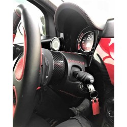 Adattatore + distanziale per volante Alfa 4C su Abarth 595