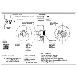 Audi R8 (42/4S) - Distanziale volante 45mm