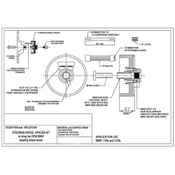 BMW Serie 3 E90/E91/E92/E93/M3 - Distanziale volante 47mm