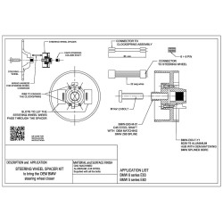 BMW Serie 5 E60/E61/M5 & Serie 6 E63/E64/M6 - Distanziale volante 60mm