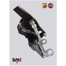 Abarth 500-Kit torretta cambio regolabile anodizzata nera DNA Racing