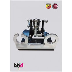 Abarth 500-Kit torretta cambio regolabile anodizzata nera DNA Racing