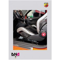 Abarth 500-DNA Racing Sabelt seat lowering kit (driver side)