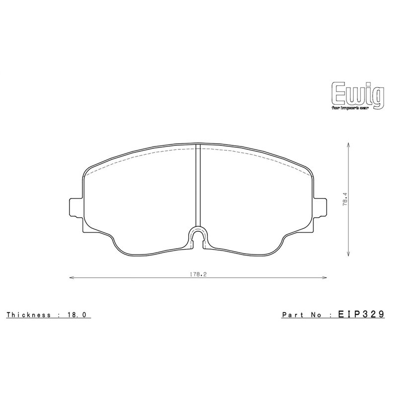 Endless EIP329 pastiglie per VAG 357mm Golf 8 R - Golf 8 GTI - Audi S3 8Y