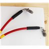 Stainless steel braided brake lines for Fiat Abarth 500 / 595 / 695 1.4 2008- Upgrade pinze Brembo 330mm